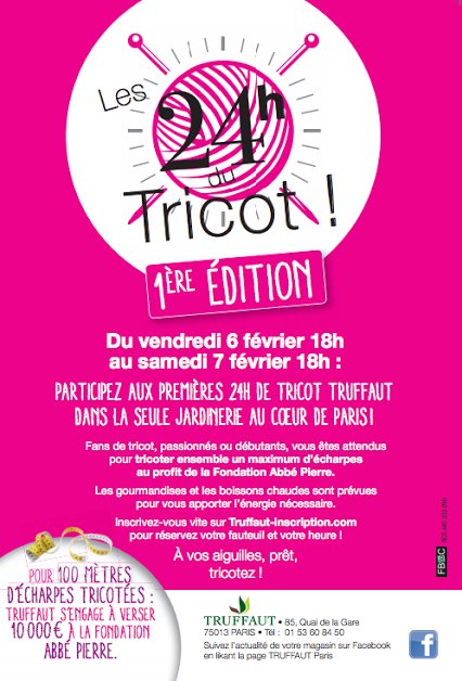 24h du tricot Truffaut