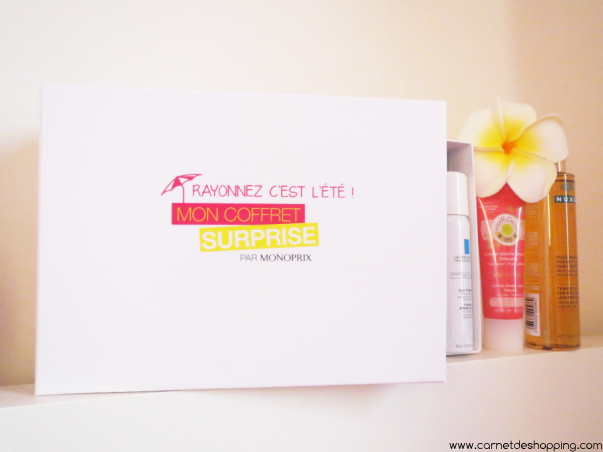 Rayonnez, cest lété avec la beauty box de Monoprix box monopris ete 2013 1 Rayonnez, cest lété avec la beauty box de Monoprix