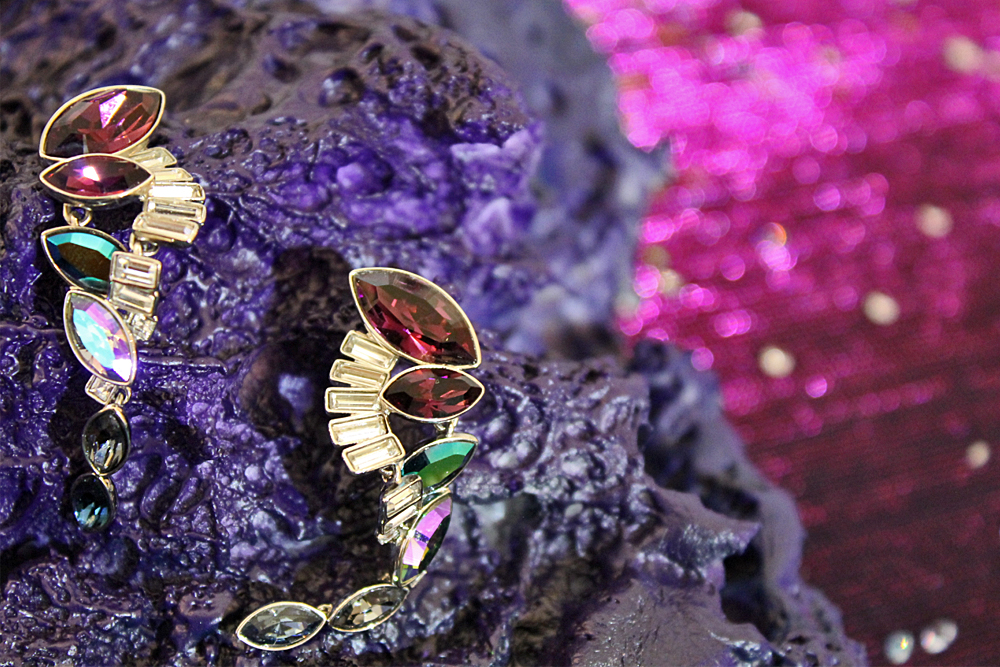 Swarovski Cystal Galaxy Cosmic Boucle d'Oreille Manchette Swarovski Cystal Galaxy Cosmic Boucle d'Oreille Manchette