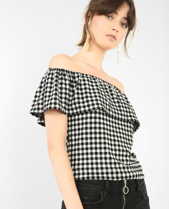 Top à col Bardot, Pimkie Top à col Bardot, Pimkie